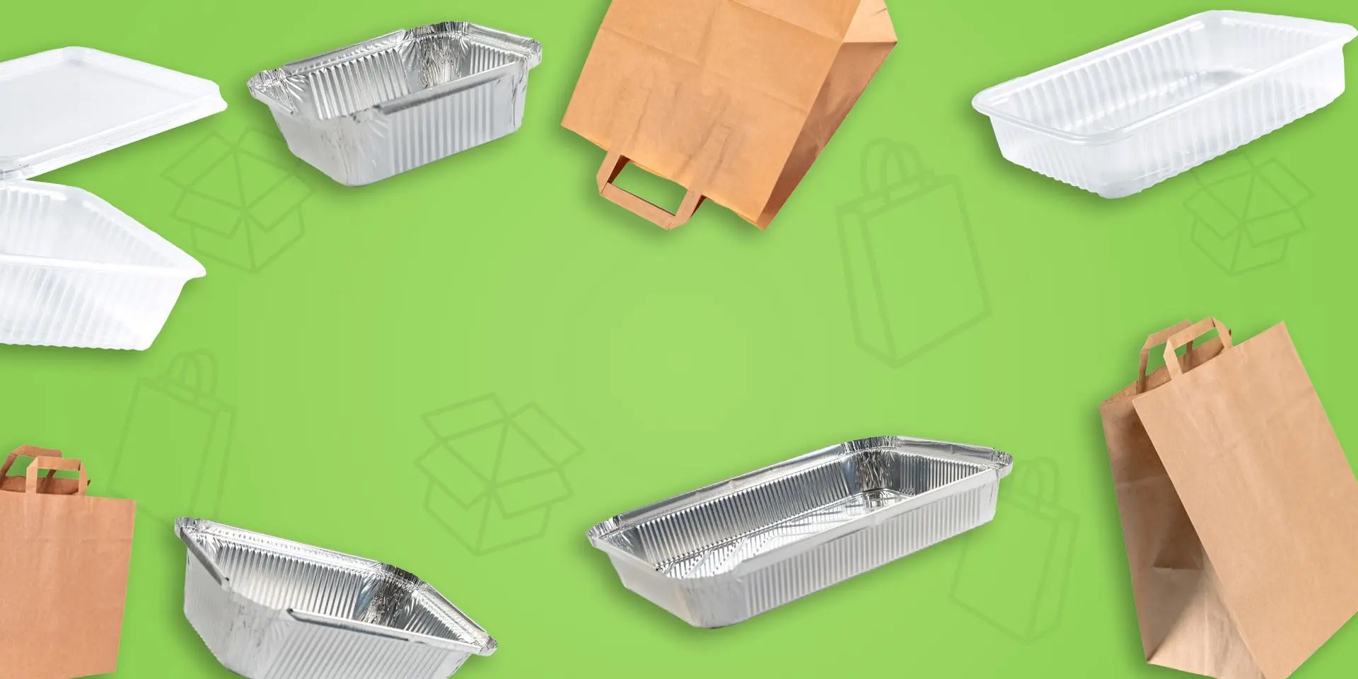 Emballages alimentaires en carton kraft et aluminium