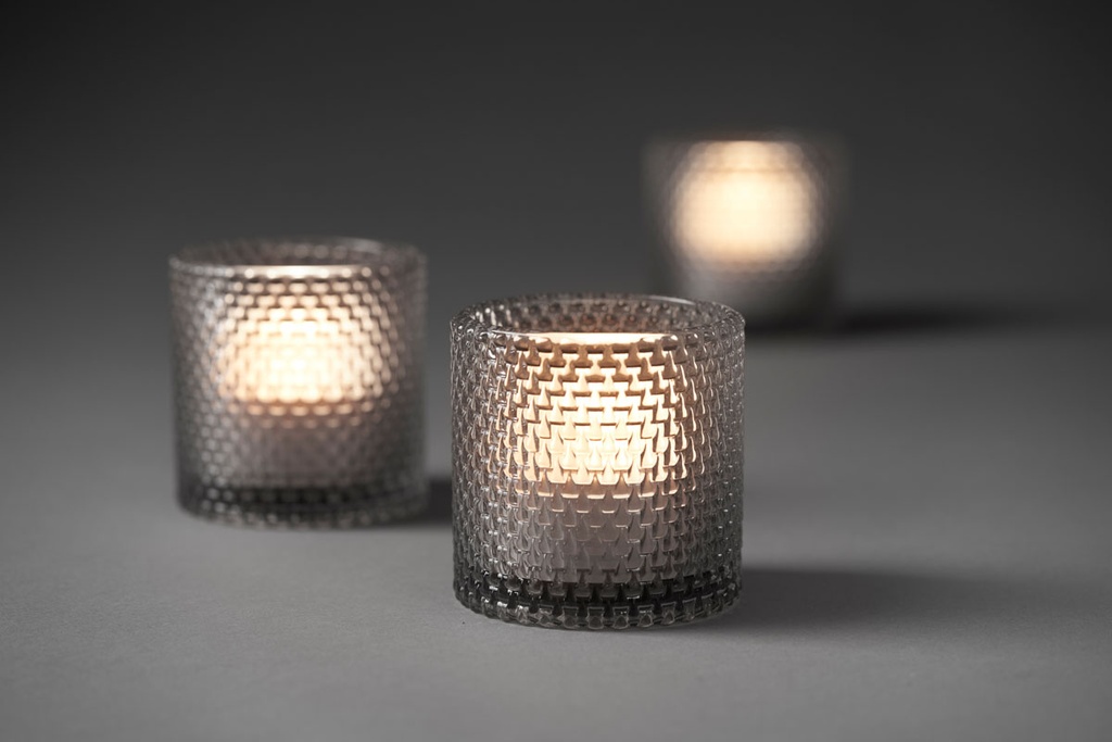 4 Mini lampes à LED de rechange 48 x Ø 50 mm 13 h Blanc