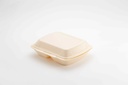 Boîte à menu 2 compartiment IP4/HP4 XPS champagne 245x210x72mm
