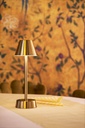 Lampe de table Duni LED Zelda Laiton 10,9x33cm