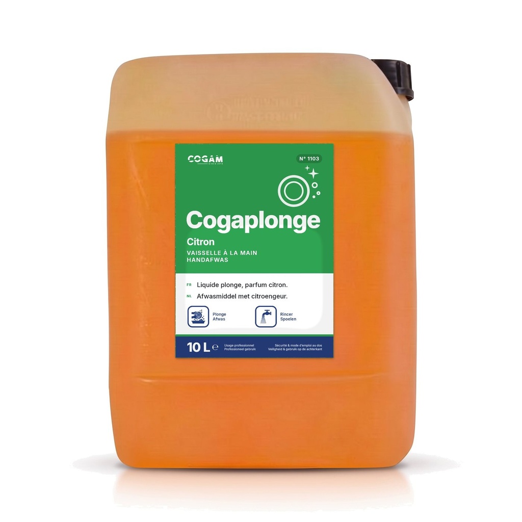 Cogam detergent liquide vaisselle plonge citron 10L