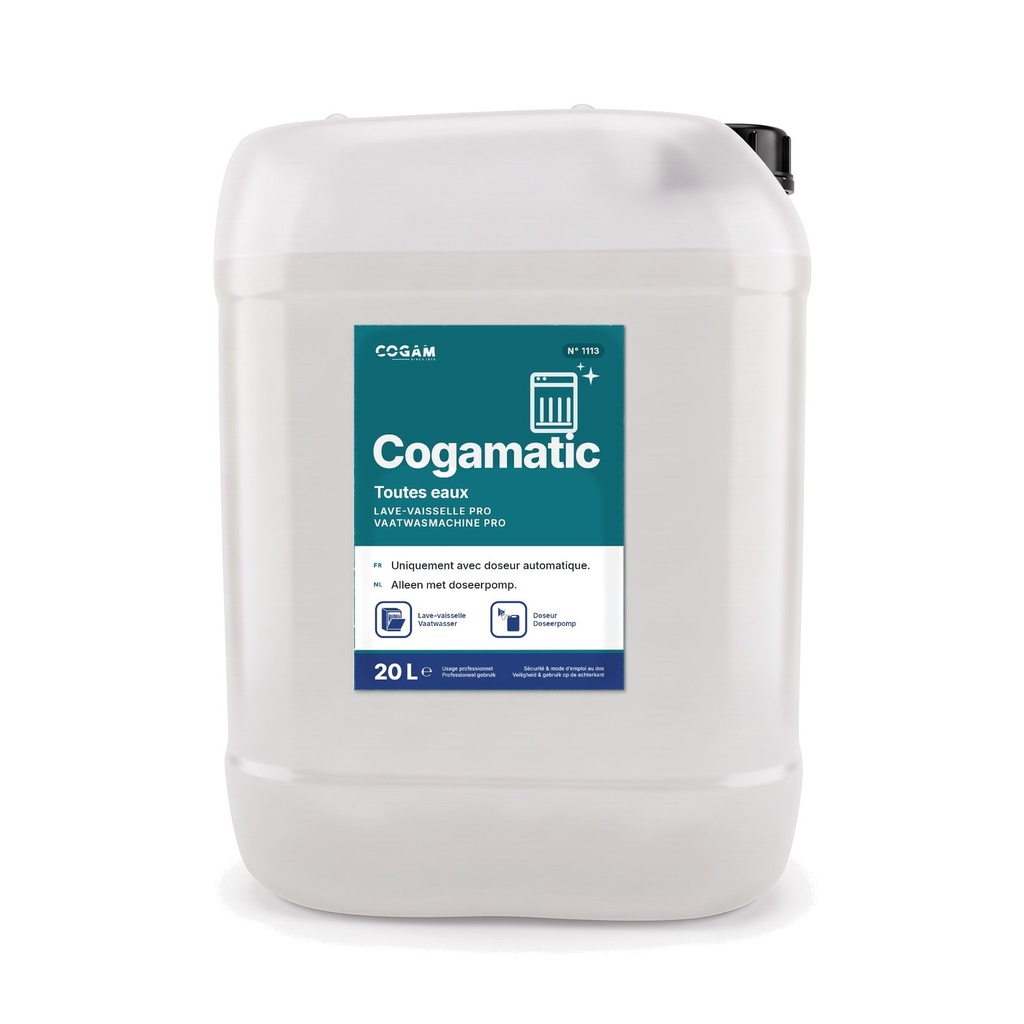 Cogamatic E24 Liquide Lave-vaisselle Toutes Eaux 20L