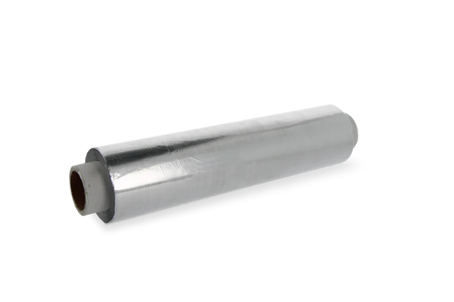 Rol aluminiumfolie in blik 30cm x 300m 15mic 