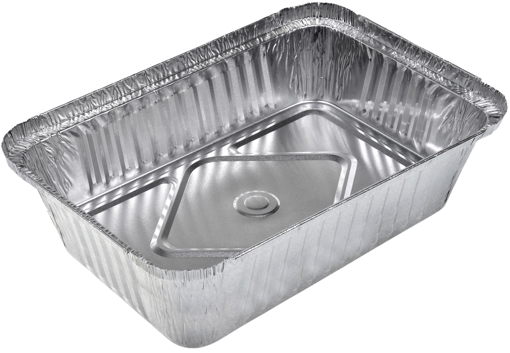 Barquette aluminium 911cc R45 186x121x50mm