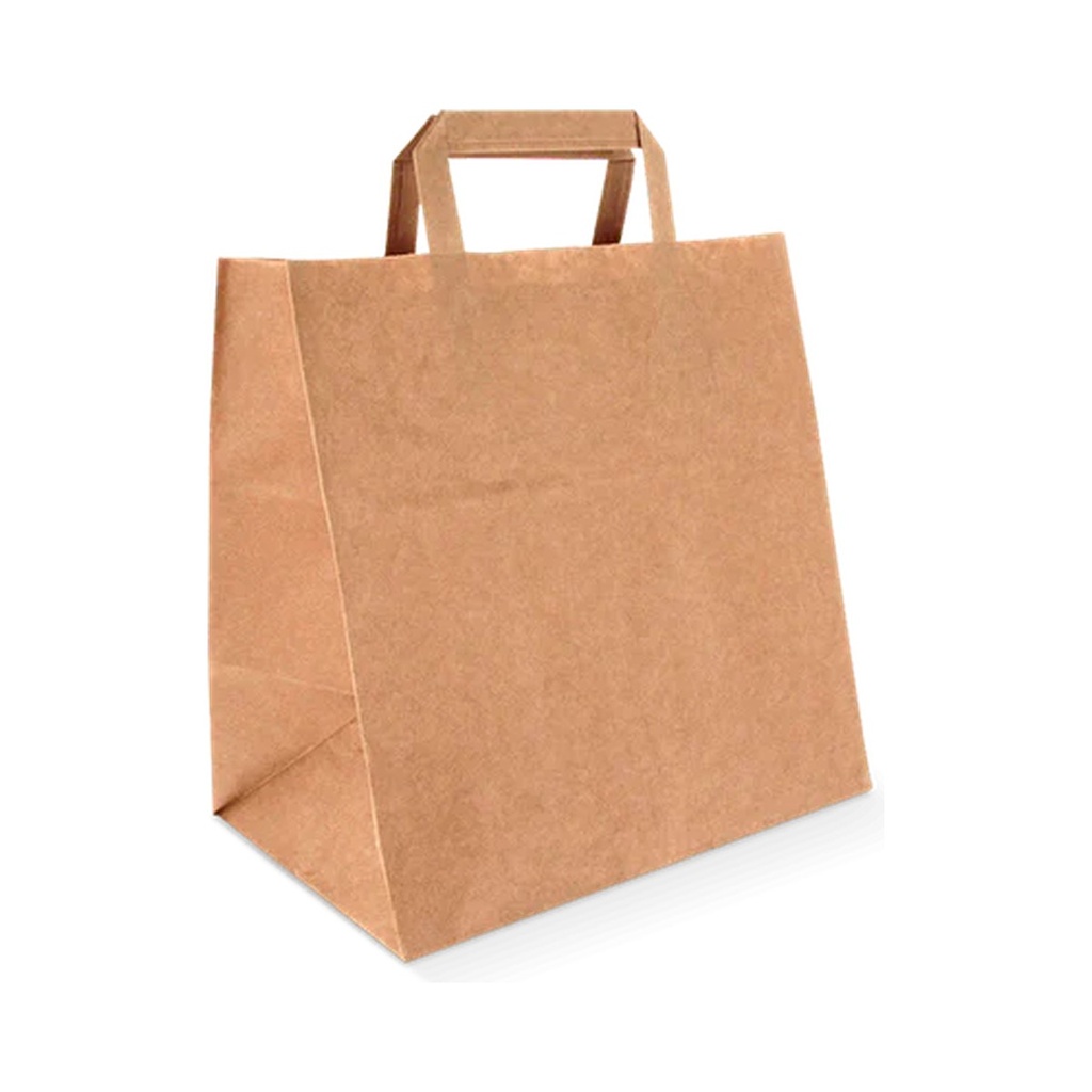 [1534] Sacs papier kraft brun 70 gr. 28x17x29cm recyclé