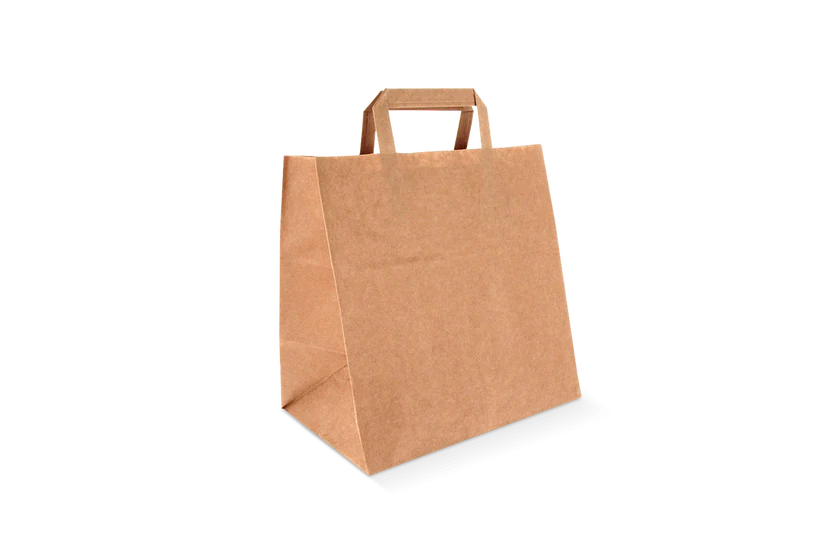 Taschen braunes Kraftpapier 70 gr. 28x17x29cm recycelt 