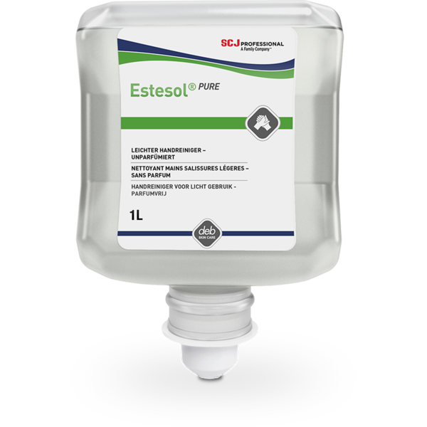 Estesol PURE recharge Nettoyant pour les mains – salissures légères 1L
