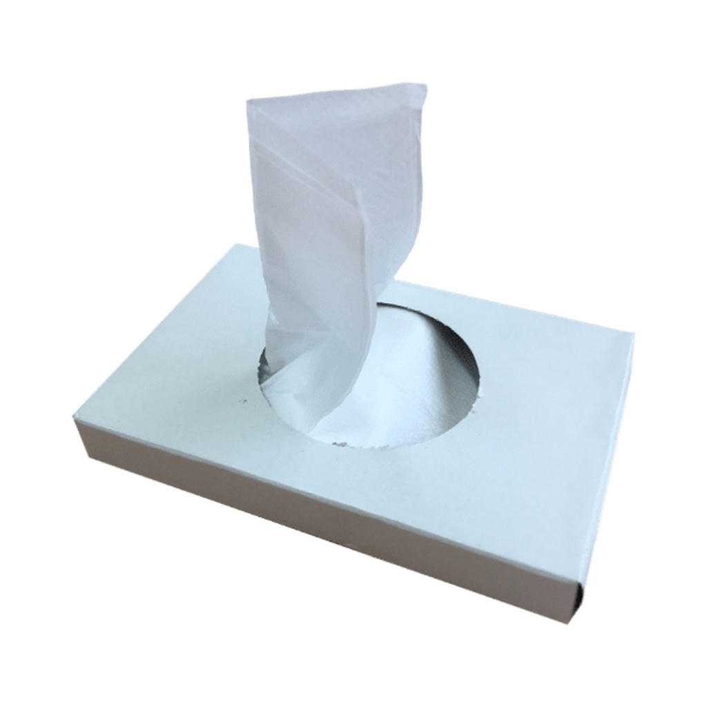[4341] Zakjes voor maandverband wit 13,5x25cm