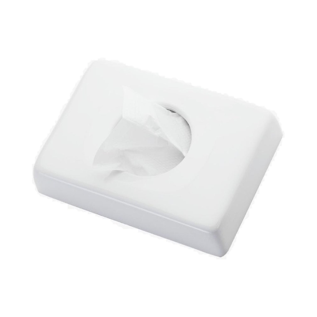 [4342] White dispenser for sanitary napkin bags