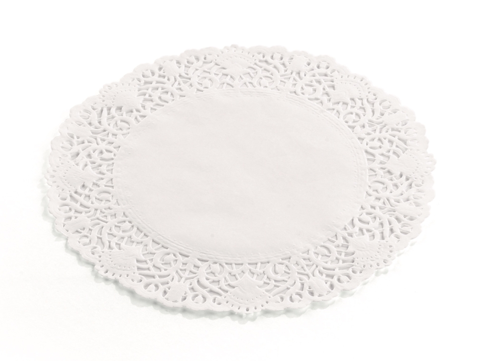 Dentelle en papier rond Ø21cm