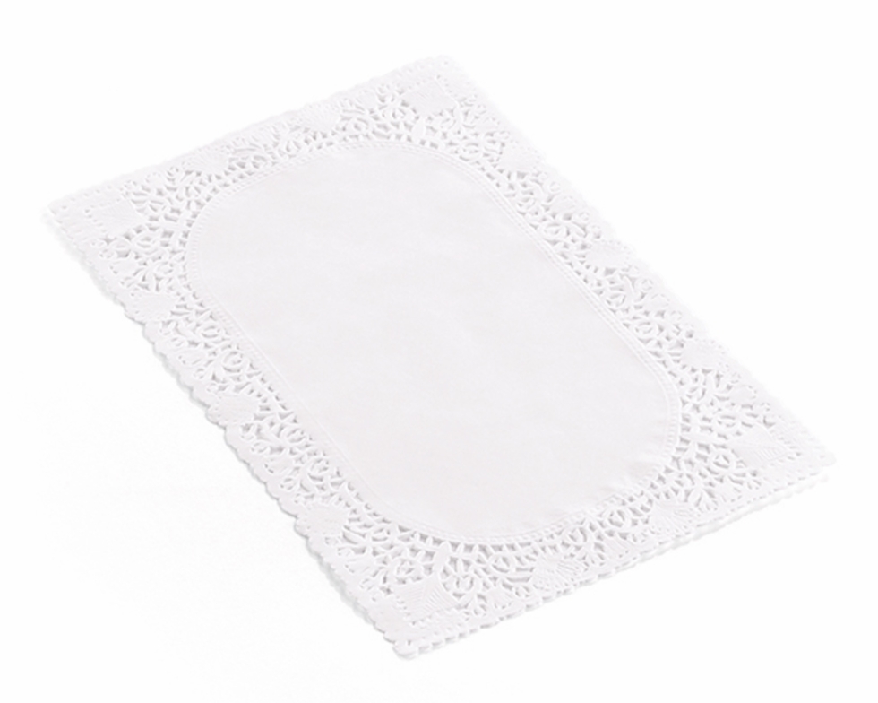 Dentelle en papier rectangle 30x20cm