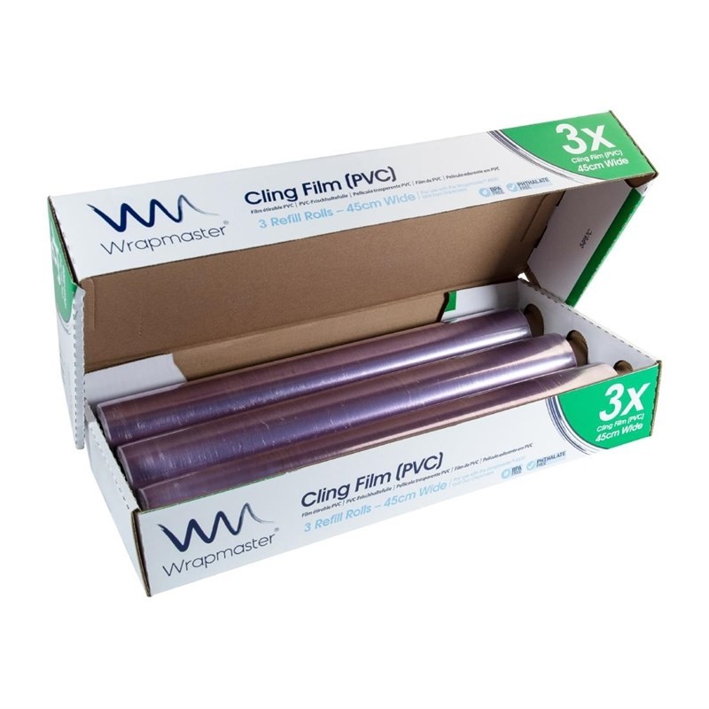 Wrapmaster Navullingen Voedselfolie 45cm x 300m 