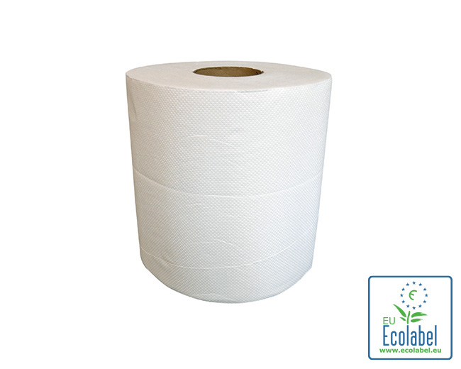 Rouleau essuie-tout MIDI cellulose 2 plis 18,6cm 6x87m