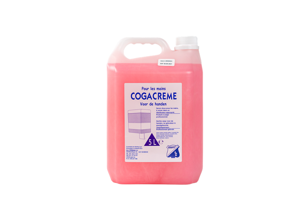 Cogacreme crème lavante mains rose 5L