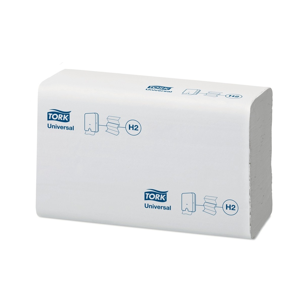 Essuie-mains Xpress pliés en z cellulose 2 plis 21,3x23,4cm T150299 H2