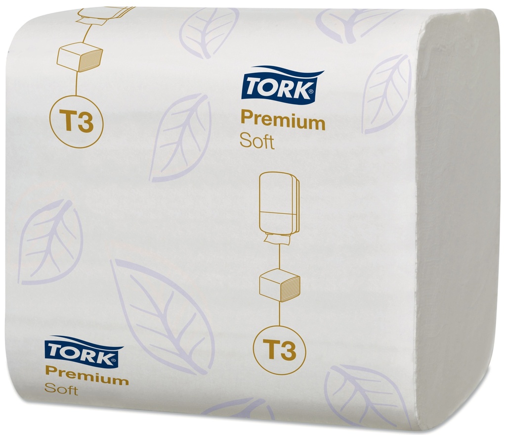 Papier toilette feuille plié 2 plis 30x252 T114273 T3