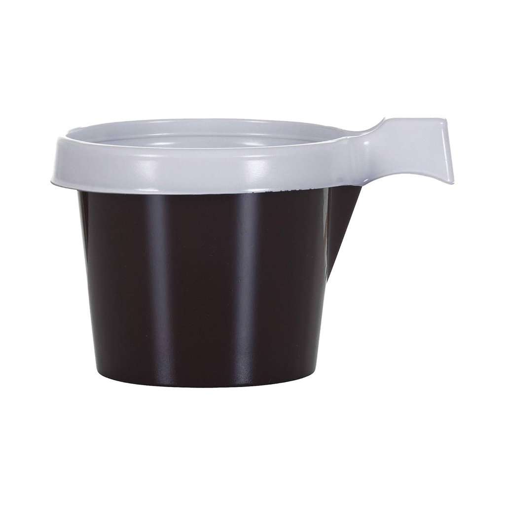 Tasse à café 200cc plastique brun avec anse 20x50