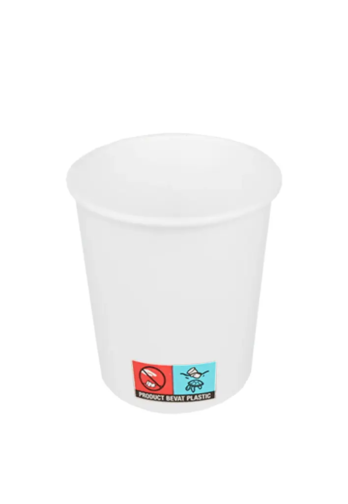 Koffiekopje 120cc 4oz Ø63mm wit karton 40X50
