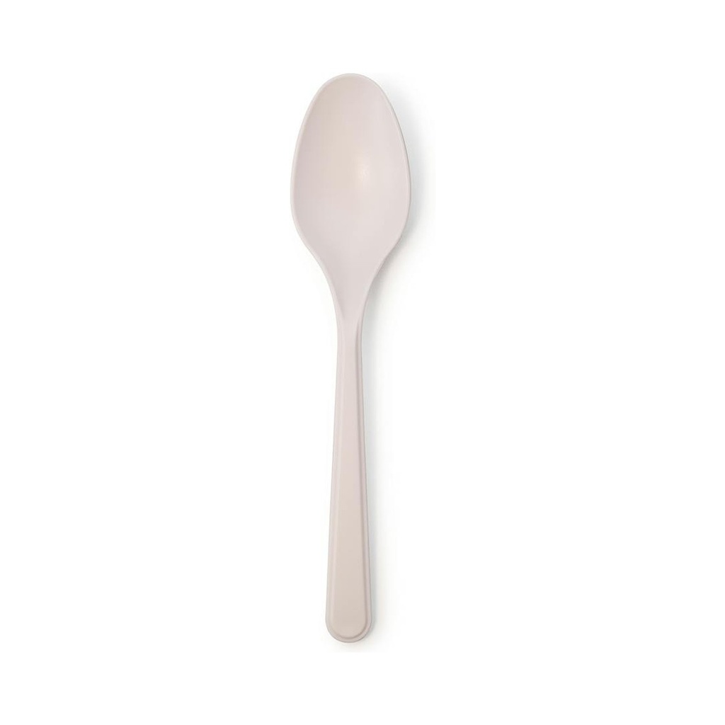 Cuillère blanc Réutilisable PP 15cm 20x50P