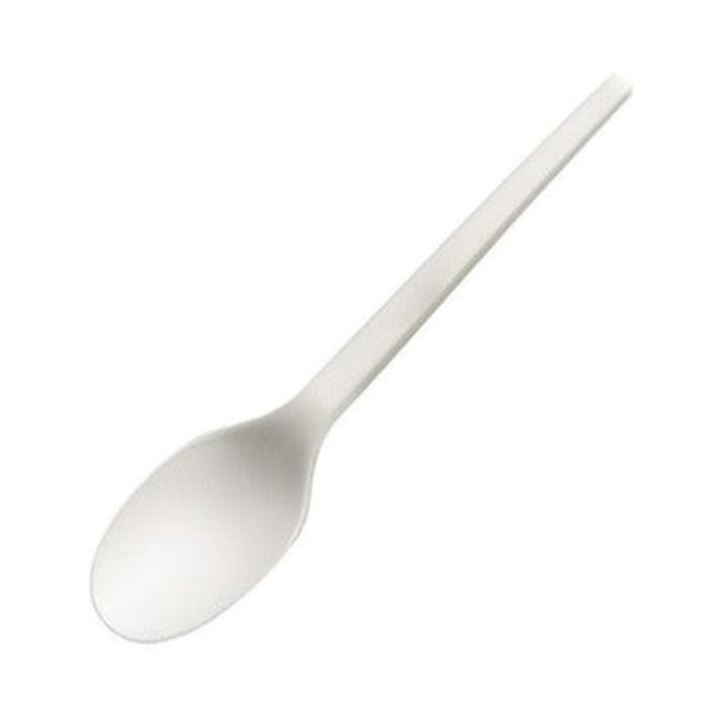 Cuillère blanc Réutilisable PP 18cm 20x50P