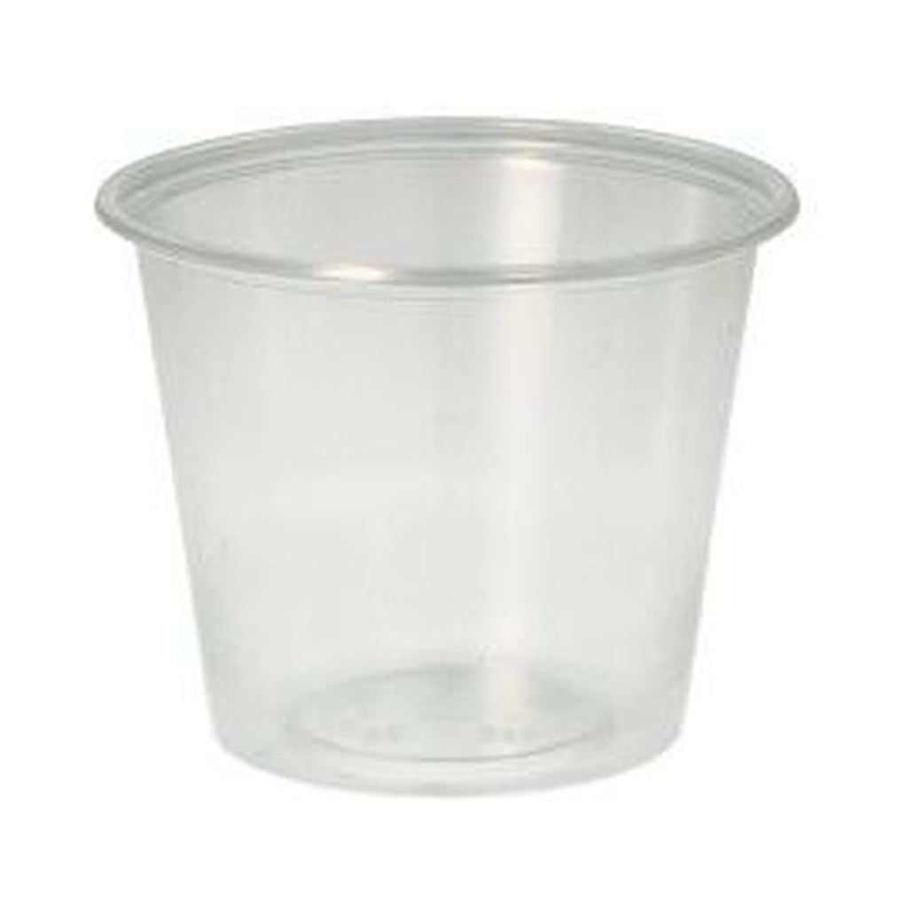 Pots à Sauce 125cc Ø70x57mm Transparent