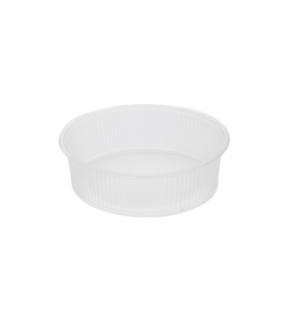 Barquette ronde PP transparent 200cc 101x40mm