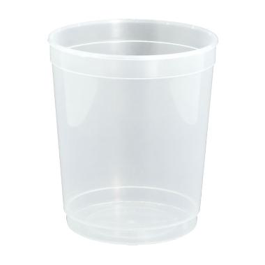 Pot à soupe rond PP 750cc Ø115x100mm transparent