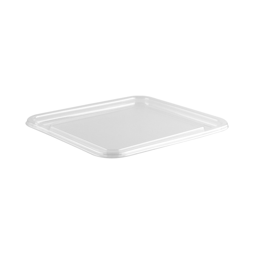 Couvercle carré PET transparent 115x115mm W114Q