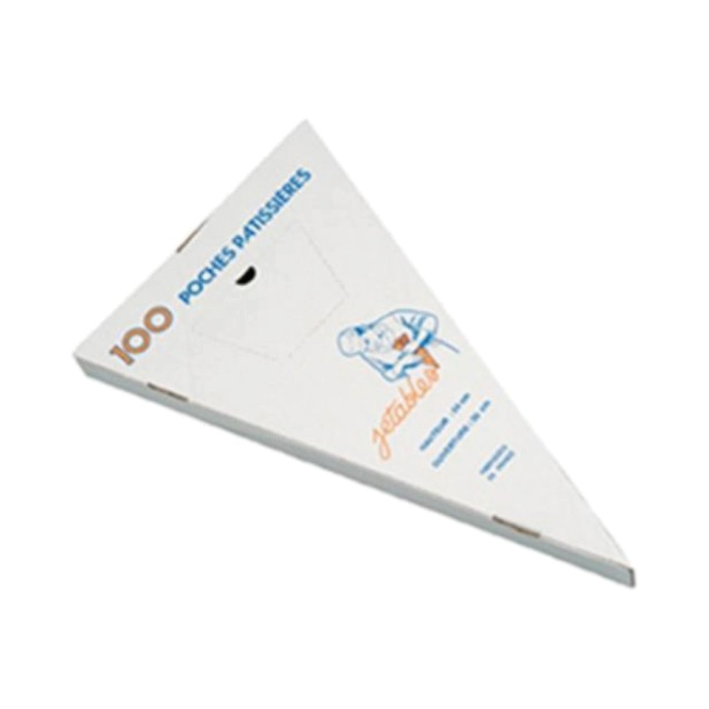 [66515] Spuitzakken 30x54 cm / 100 transparant LDPE