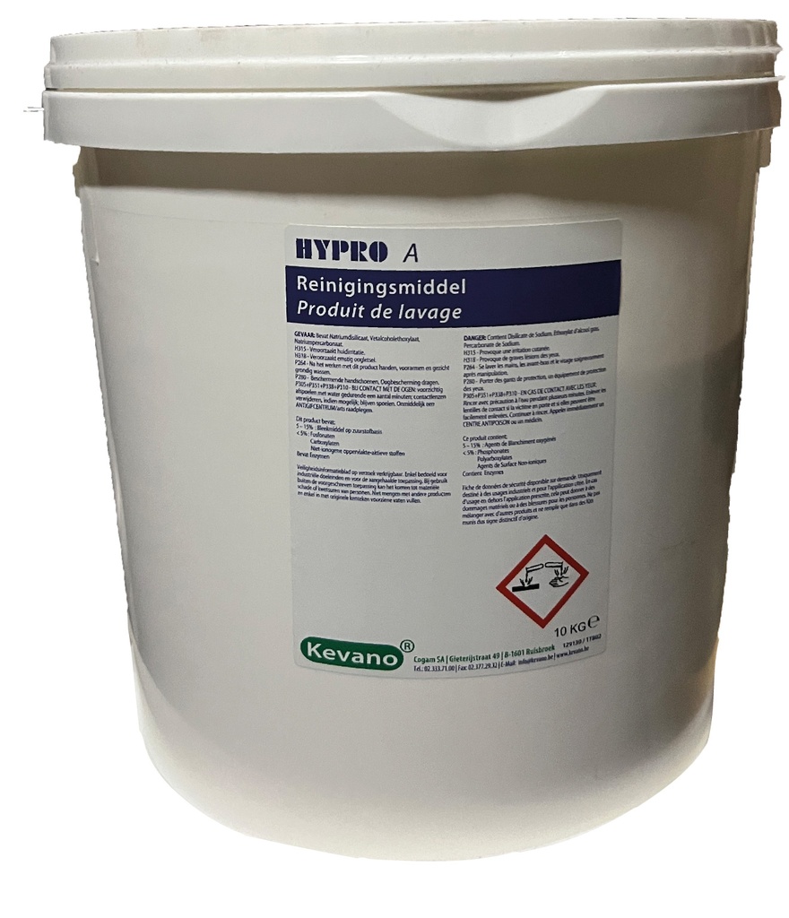 Hypro A - poudre Lave-vaisselle Kevano 10kg