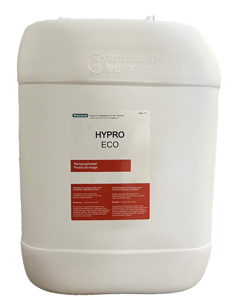 Hypro Eco Liquide Lave-vaisselle Toutes Eaux 20L