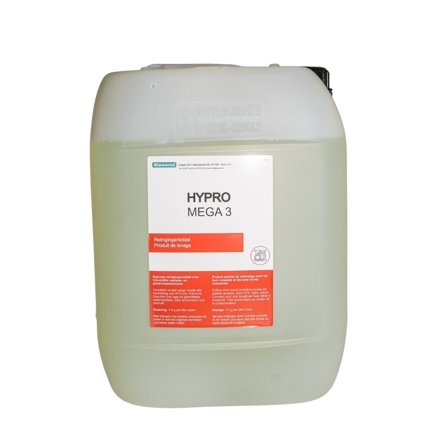 Kevano Hypro Mega 3 liquide machines lave-verre spécial bar 10L