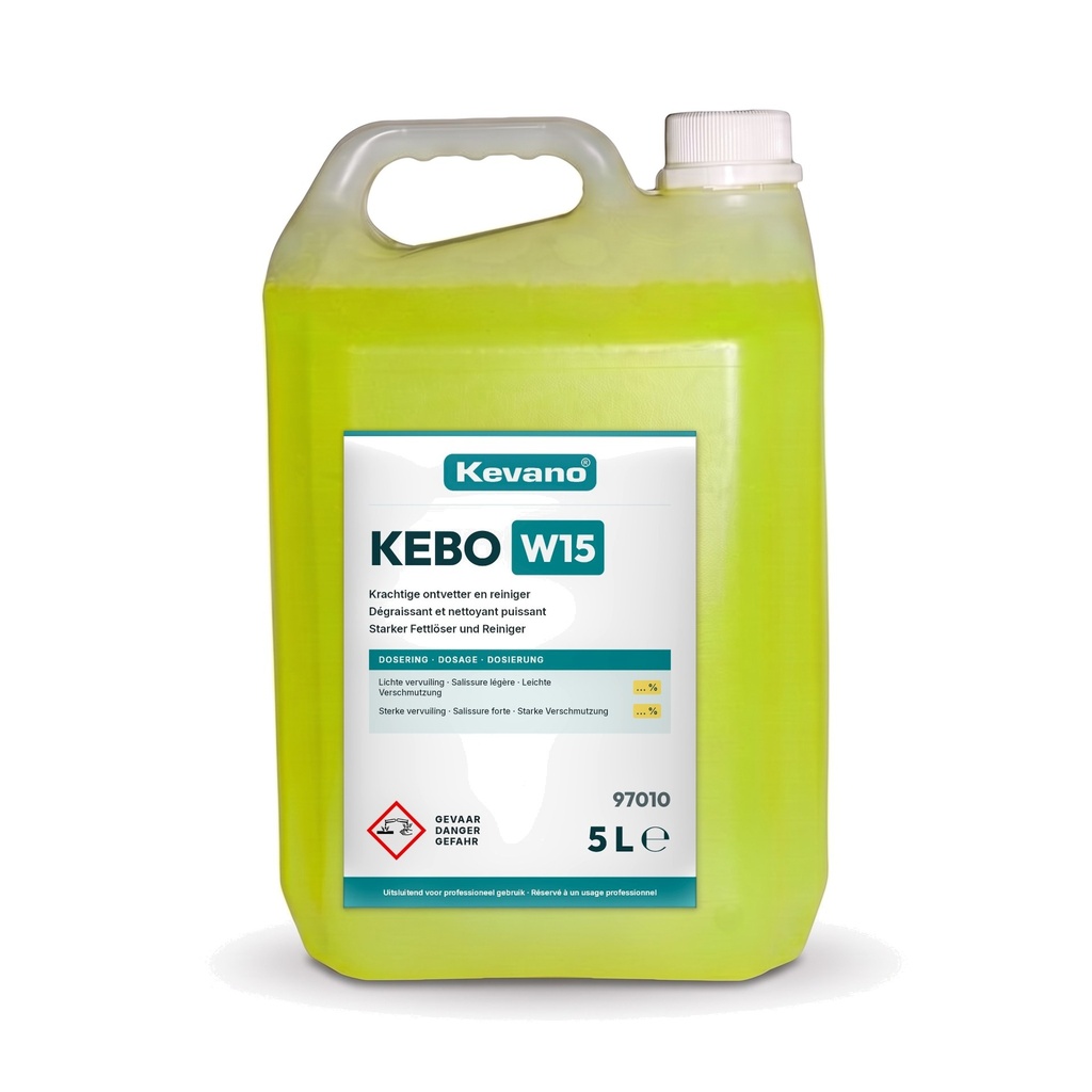 Kevano Kebo W15 degraissant et nettoyant puissant 5L