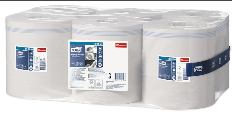 Rouleau essuie-tout MIDI sans mandrin 1 plis 24,5cm 6x275m T100134 M2