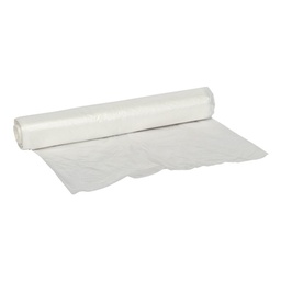 PE-HD garbage bag 80x100cm 35mic transparent 120L