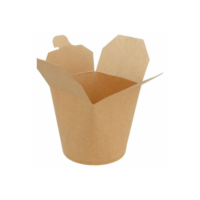 Pot à nouille kraft 450ML 500p