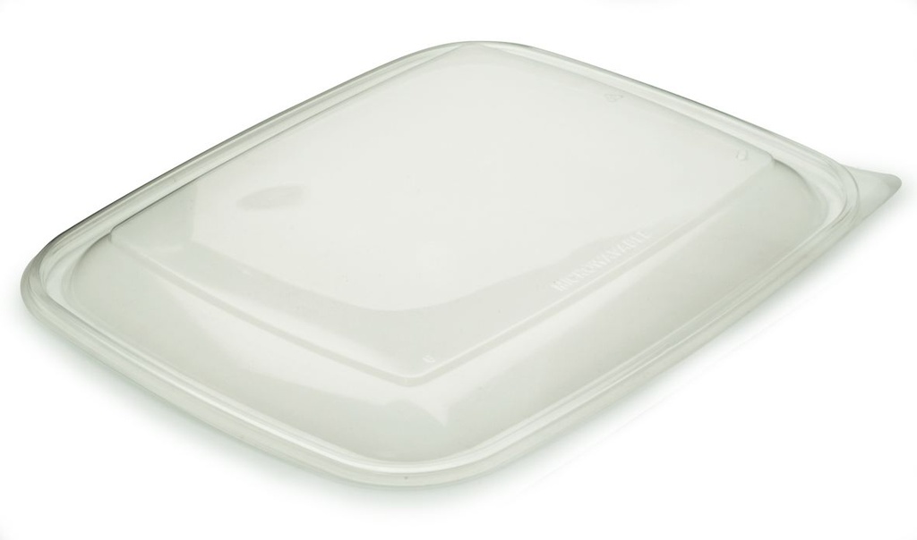 Couvercle rectangle noir Sabert Hotpack HOT52871 23X17X2cm