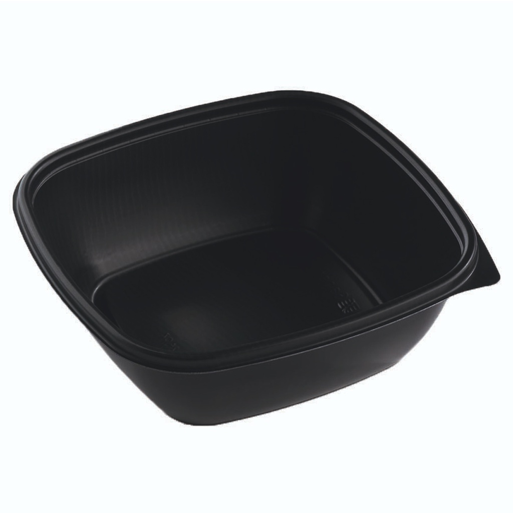 Ravier Zwart Vierkant Sabert Hotpack HOT76124 16X16X6cm 750ML