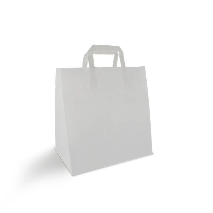 Sacs papier blanc 70 gr. 26x17x26cm