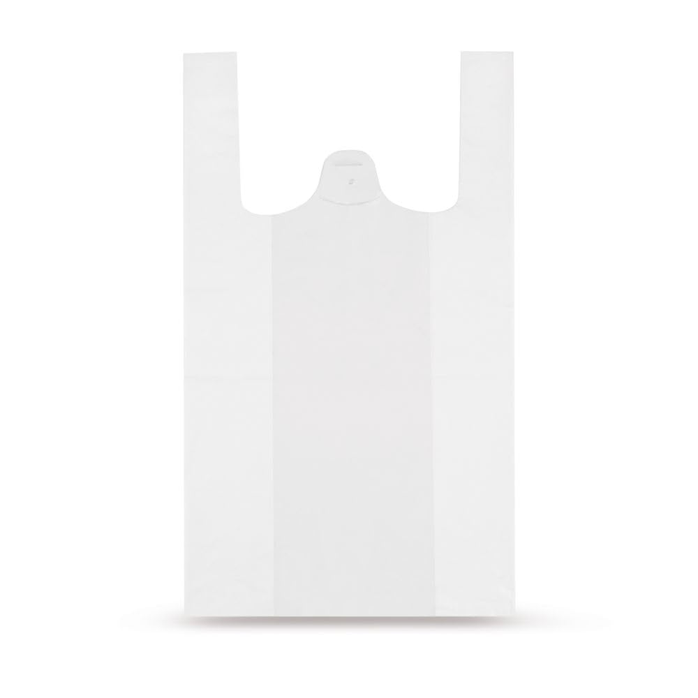 Sacs bretelles 29+16x54cm 15mu blanc