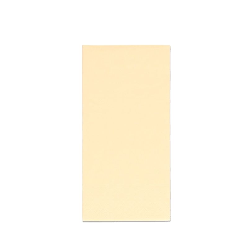 Handtuch 2-lagig 1/8-lagig 33x33cm cremefarbenes Papier 
