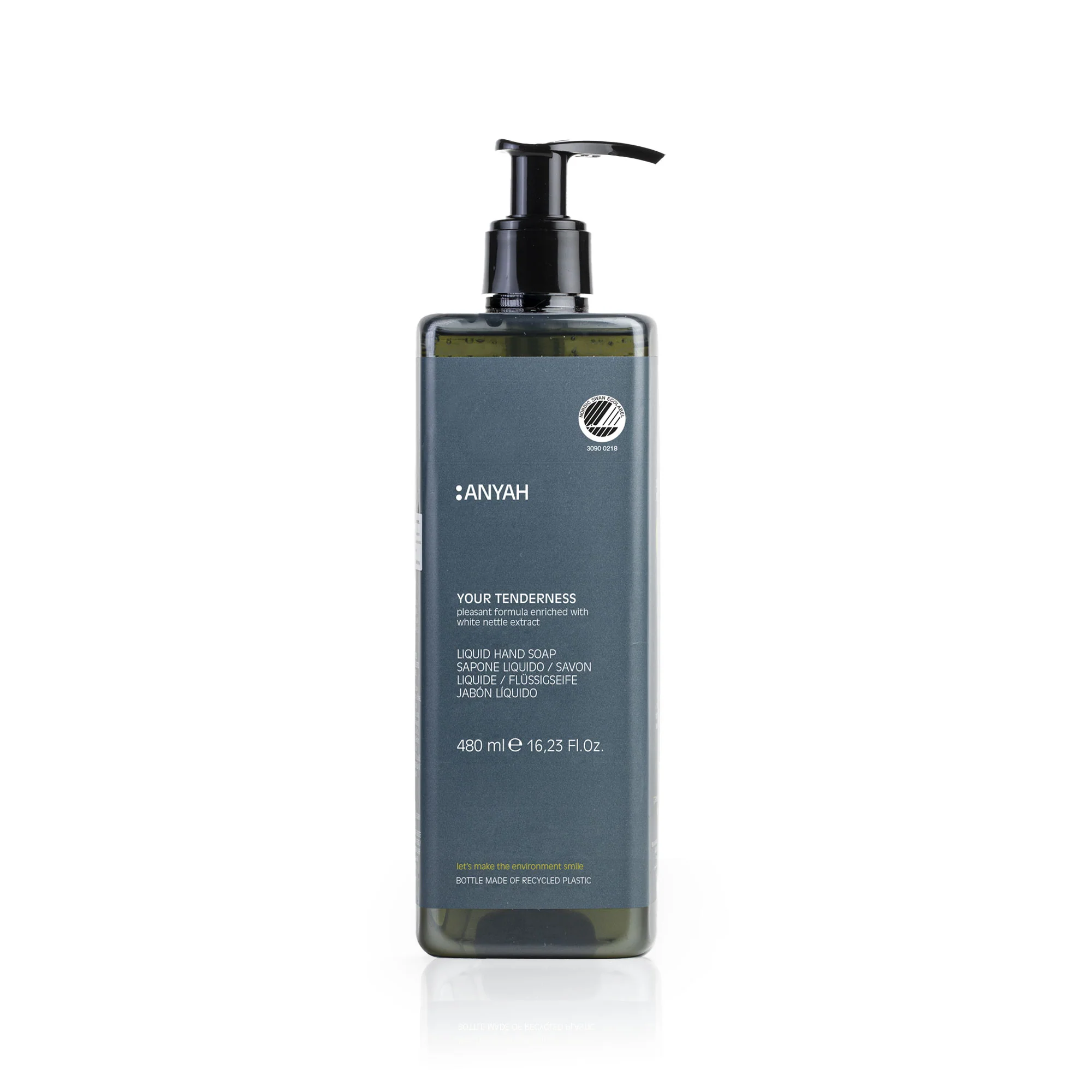 Gel corps et cheveux "YOUR TENDERNESS" Flacon rechargeable Ecolabel Anyah 480ml