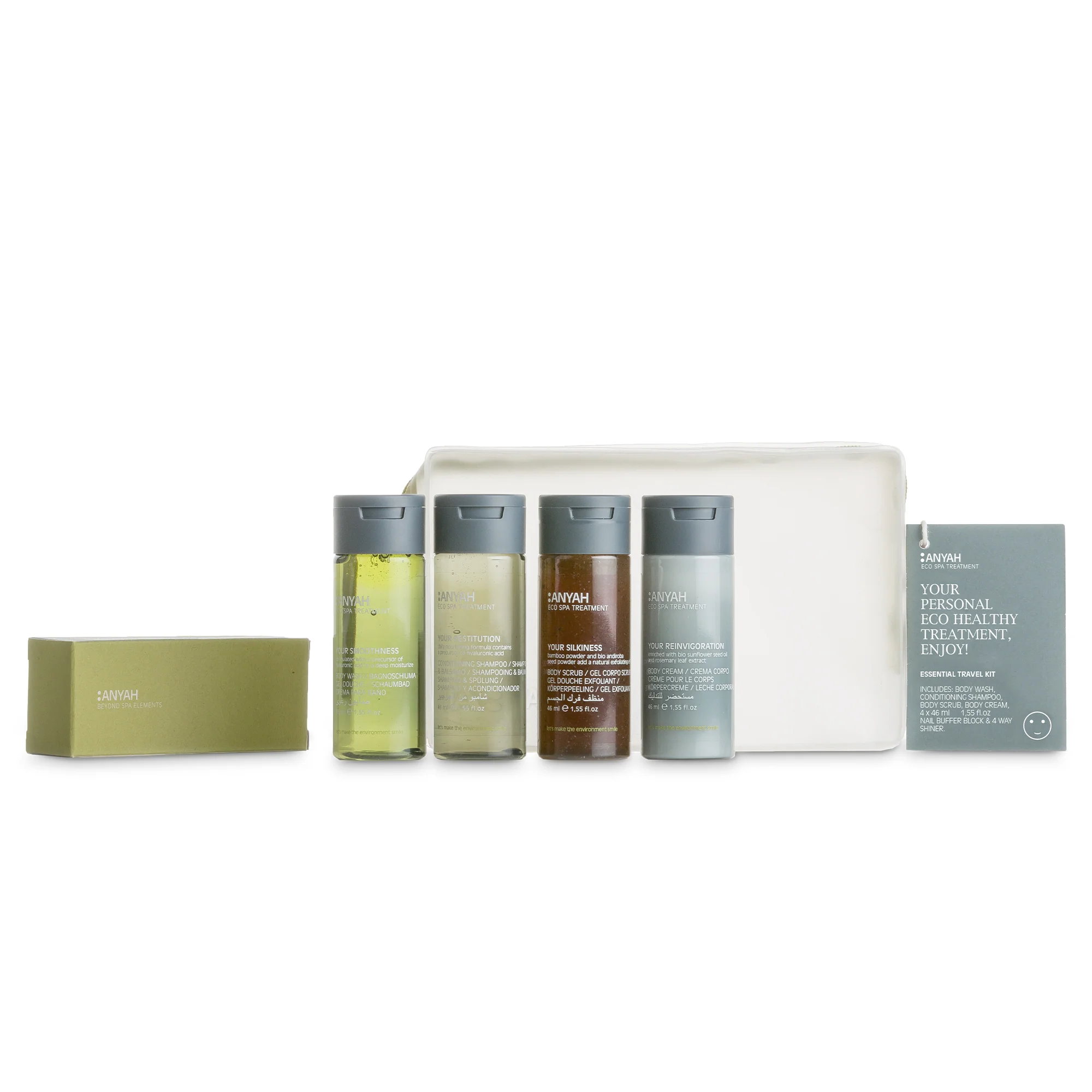 Pochette soin et bain format voyage Anyah