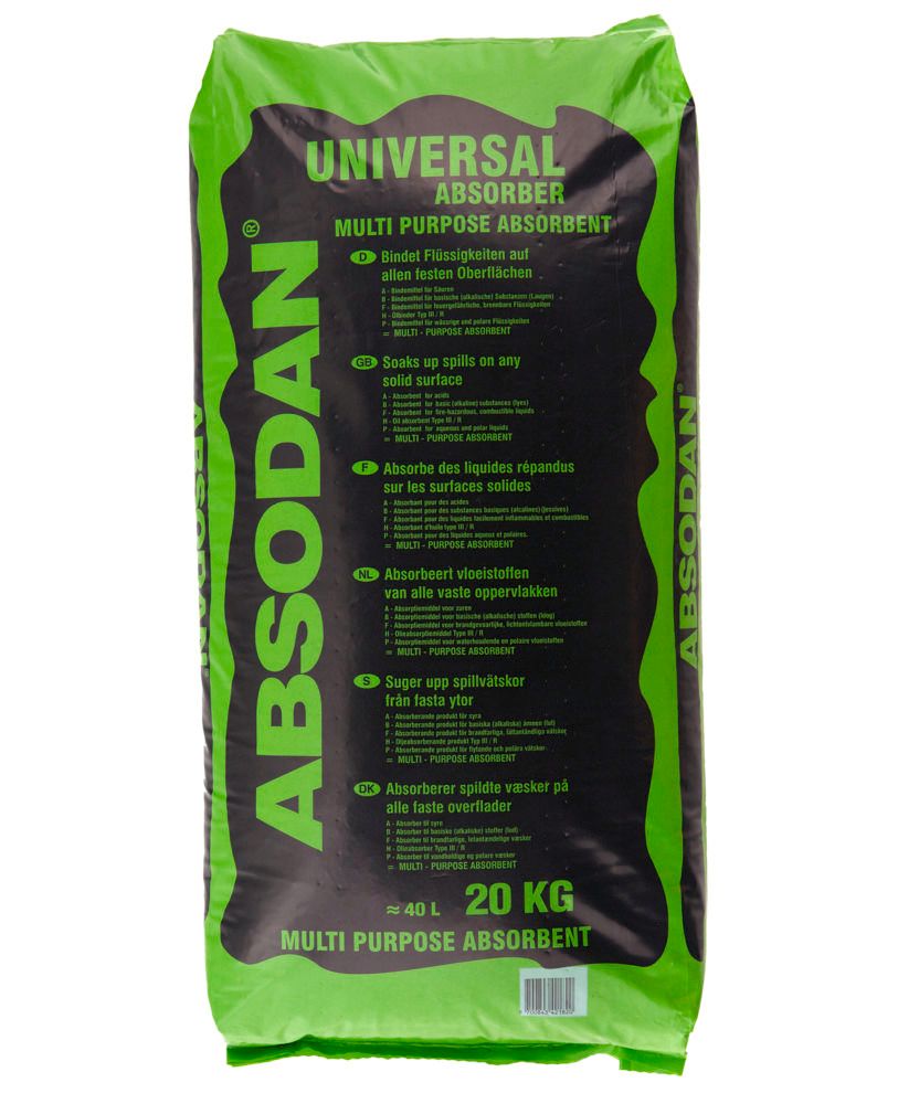 Granules absorbants d'huile Absodan 20kg