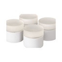 4 Mini lampes à LED de rechange 48 x Ø 50 mm 13 h Blanc