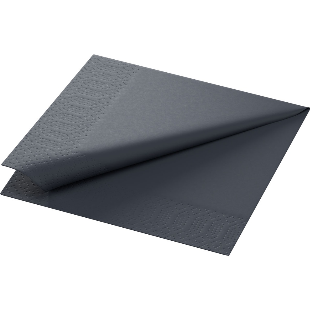 Serviette 2 plis 1/4 pli 33x33cm papier couleur