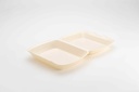 Boîte à menu 1 compartiment IP4/HP4 XPS champagne 245x210x72mm