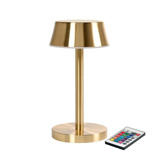 Duni LED Nour Gold table lamp 10x20cm 