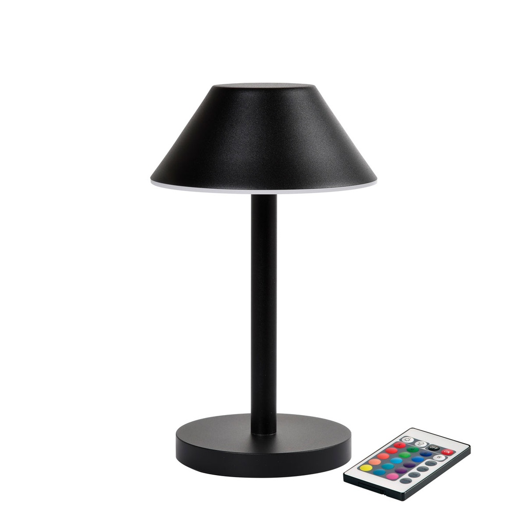 Lampe de table Duni LED Zelda Noir 12x21cm