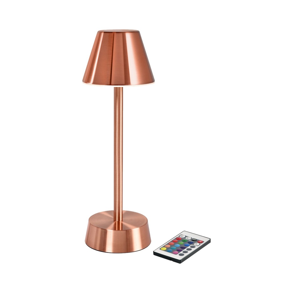 Lampe de table Duni LED Zelda Rose Gold 10,3x32cm